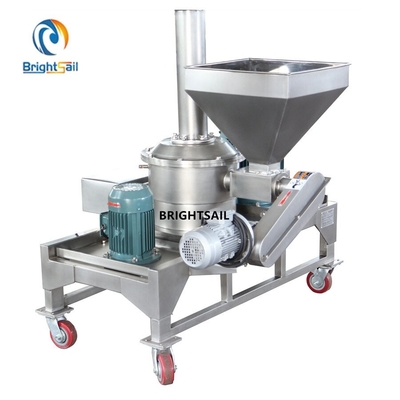Stainless Steel Rubber Particles Pulverizer Machine SUS304 2500 Mesh 100 - 4000 Kg/H
