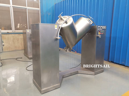Industriële V-vormmixer kruiden en specerijen molen poeder mengmachine chemische poeder V-mixer