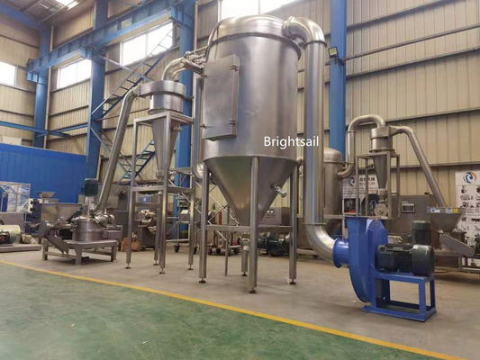 Industriële suiker Pulverizer machine Icing Sugar Air Classifier Molen voedsel pulverizer set met Brightsail