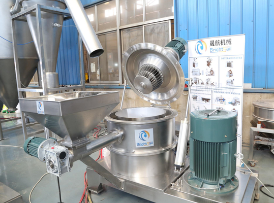 Industriële suiker Pulverizer machine Icing Sugar Air Classifier Molen voedsel pulverizer set met Brightsail