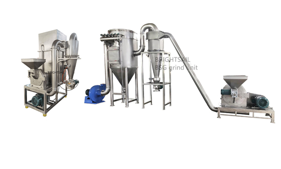 Machines voor het slijpen van roestvrij staalperchloraten Machines voor het slijpen van zout Machines voor het slijpen van zout Machines voor het slijpen van voedselpoedermachines met CE