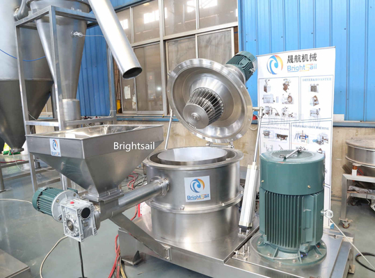 Brightsail ACM-schroefmachine Talc Powder Air Classifier Mill Talc Powder pulverizer set sus304