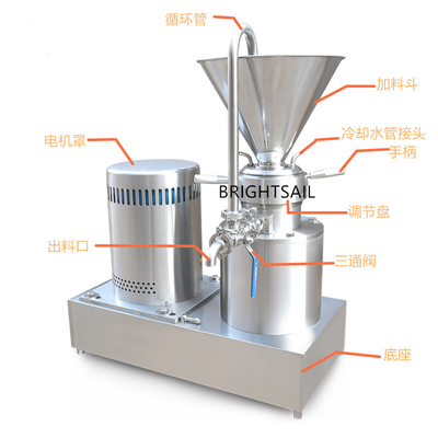Chili Colloid Mill Machine roestvrij staal SUS 304 specerijen chili Colloid Mill Van Brightsail