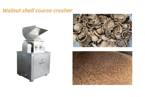 Roestvrij staal Walnut Shell Grove Crusher Walnut Shell crusher machine voedsel molen poeder maken met CE
