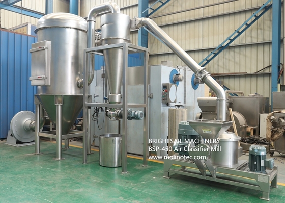 BSP Air Classifier Mill For Herbs pulverizer set Spice Grinder poedermachine van Brightsail
