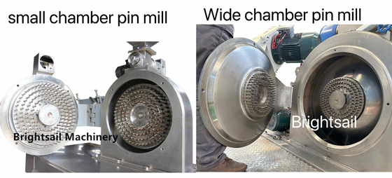 Titaniumdioxide pin mill Grinder breedkamerspin molen met roestvrij staal Titaniumdioxide poeder slijpmachine van Brightsail