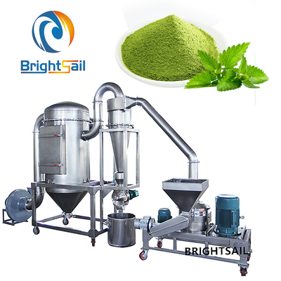 Brightsail Blad Luchtclassificatiemolen  Moringa blad Slijpmachine theebladverpulveraar set Slijpmachine